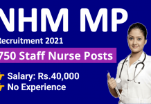 NHM MP Recruitment 2021