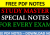 Download Latest Free Pdf Notes