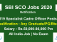 SBI SCO Recruitment 2020 – Apply Online for 119 Specilist Cadre Officer Posts SBI SCO Recruitment 2020