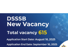 DSSSB Group B and Group C Recruitment 2025 - Apply Online for 615 Forest Guard, Caretaker and More Posts