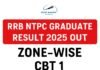RRB NTPC Graduate Result 2025