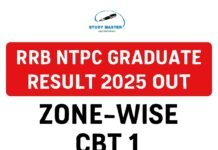 RRB NTPC Graduate Result 2025