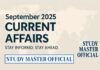 8 September 2025 – Current Affairs