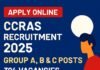 CCRAS Recruitment 2025