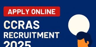 CCRAS Recruitment 2025