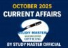 11 October 2025 : Current Affairs