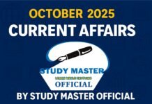 11 October 2025 : Current Affairs