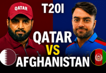 Qatar vs Afghanistan T20I 2025
