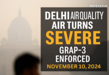 Delhi AQI severe GRAP-3 November 2025