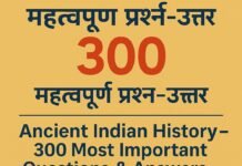 Ancient Indian History 300 Questions Answers