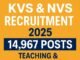 KVS NVS Recruitment 2025