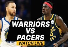 Warriors vs Pacers livestream