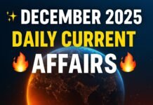 Current Affairs 23 December 2025