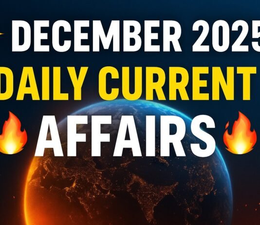 Current Affairs 23 December 2025