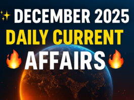 Current Affairs 19 December 2025