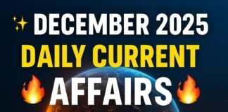 Current Affairs 5 December 2025