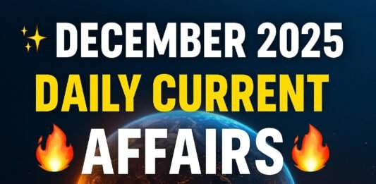 Current Affairs 7 December 2025