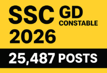 SSC GD Constable Apply Online 2026