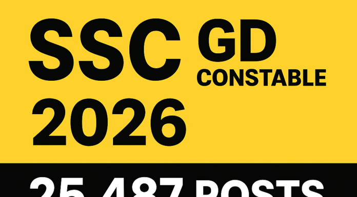 SSC GD Constable Apply Online 2026