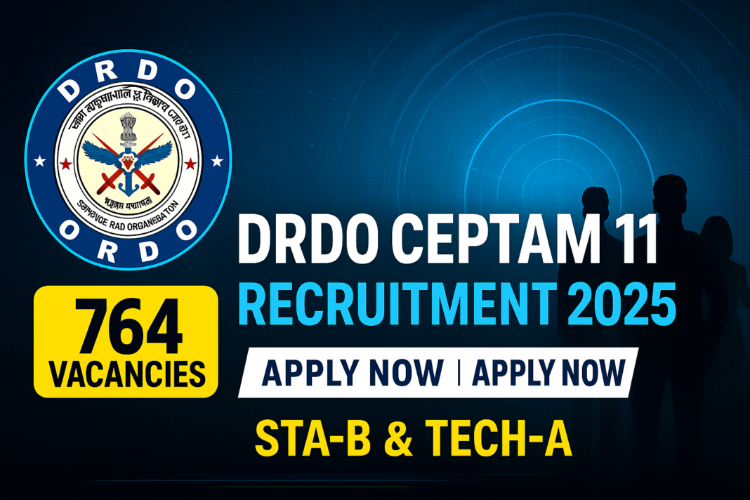 DRDO CEPTAM-11 Recruitment 2025