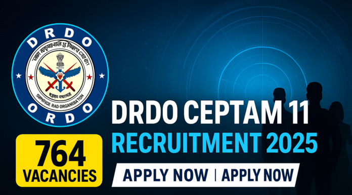 DRDO CEPTAM-11 Recruitment 2025