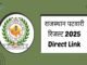 Rajasthan Patwari Result 2025 Direct Link