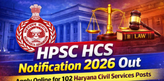 HPSC HCS Apply Online 2026