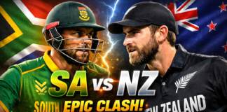 South Africa vs New Zealand