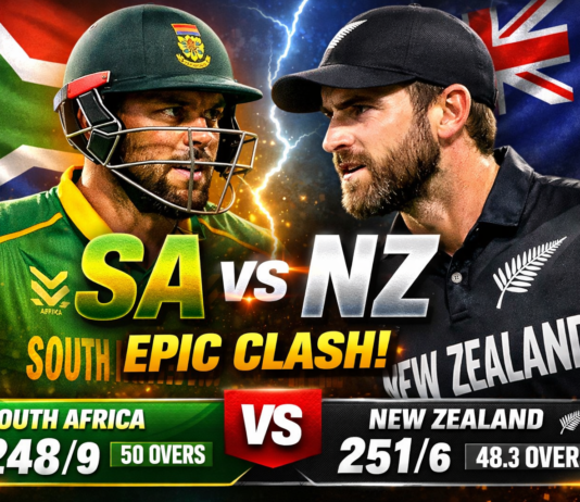 South Africa vs New Zealand