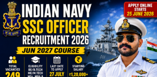 Indian Navy SSC Recruitment 2026